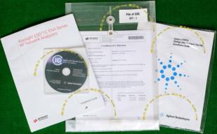 全新设备附件 Libraries Agilent E5092A 1光盘 2本手册E5071C