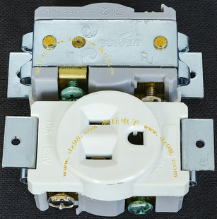 COOPER 15A 125V 全新 美标插座 白色 墨西哥产