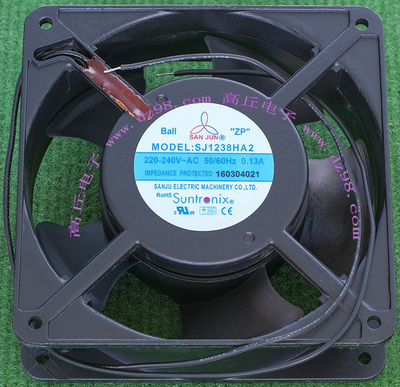 全新 SJ1238HA3 220V 0.13A 50/60Hz  交流轴流风扇