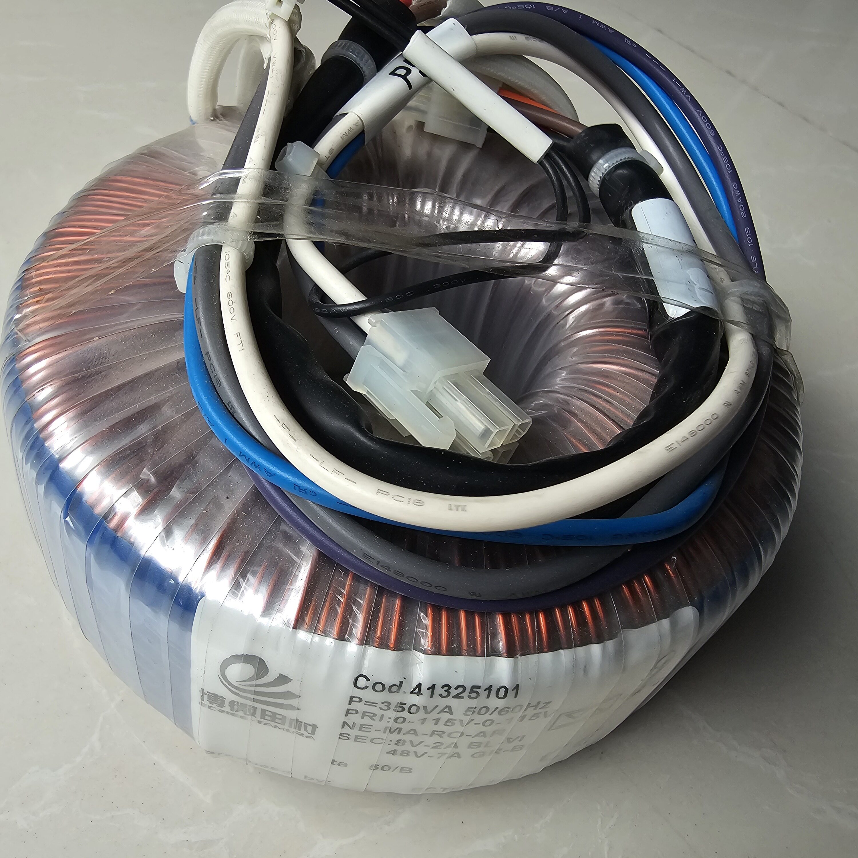 博微田村环形变压器 初级0-115V 0-115  次级48V7A  8V2A  350VA