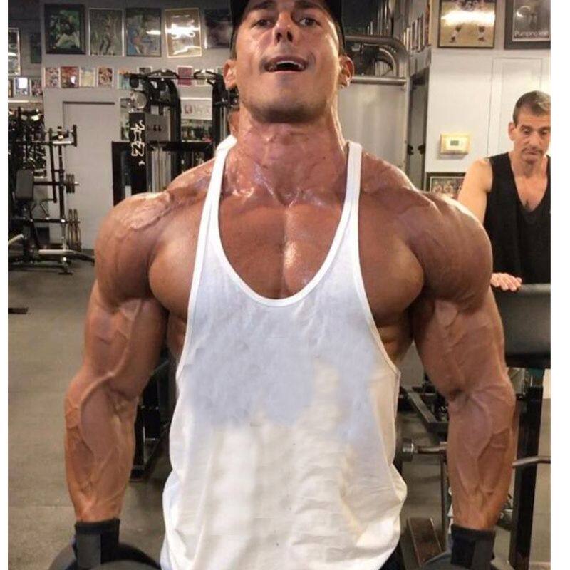 【260克重磅】美式螺纹背心男款打底t恤无袖紧身弹性健身运动汗衫