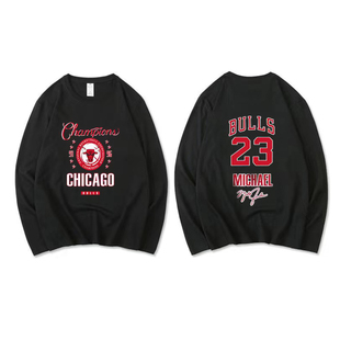 美式总冠篮球T恤训练男长袖春秋篮球投篮服运动上衣宽松健身高弹T