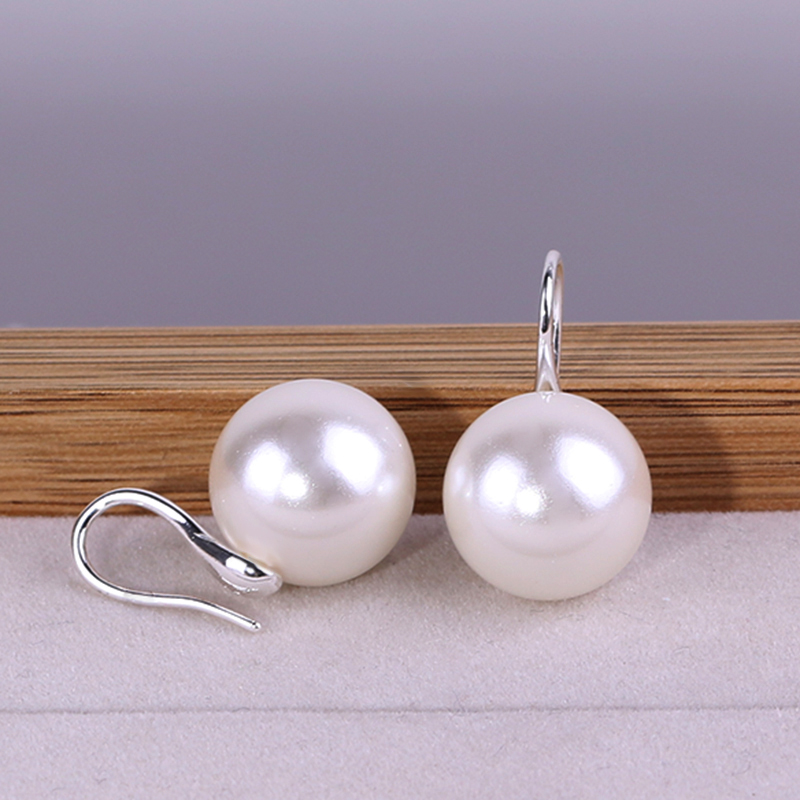 纯银14MM珍珠高跟鞋时尚女