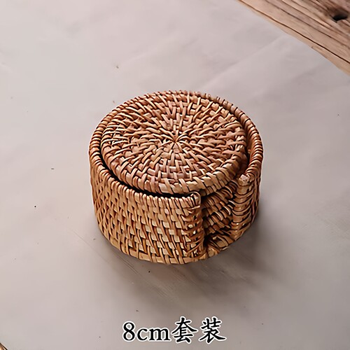 越南手工藤编茶垫隔热碗垫
