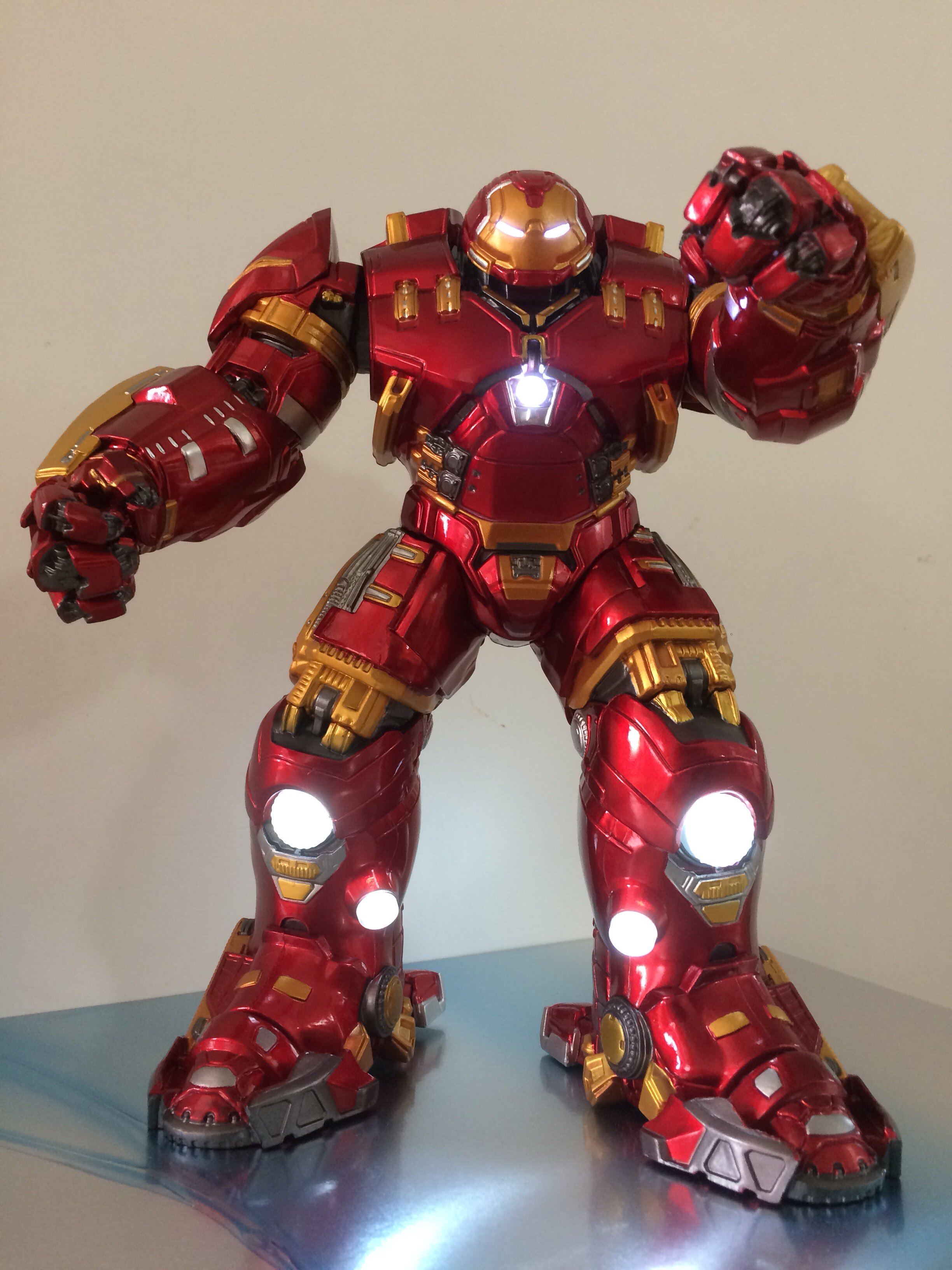 漫威复仇者联盟3钢铁侠mk44反浩克装甲手办模型动漫手办人偶摆件