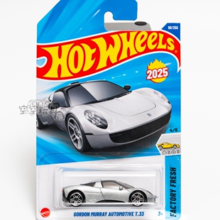 90号 GORDON MURRAY 戈登默里 银色 风火轮合金小跑车