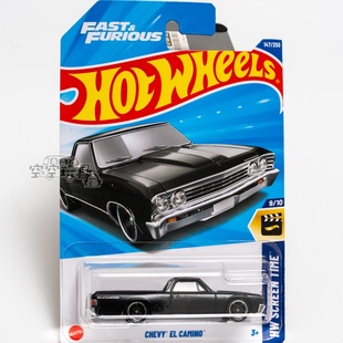 147号 CHEVY EL CAMINO 雪佛兰 黑色 风火轮合金小跑车