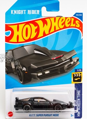 133号 K.I.T.T SUPER PURSUIT MODE 霹雳游侠 黑色 美泰风火轮