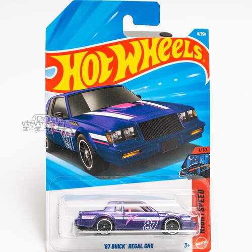 50号 '66 BUICK RIVIERA 湖水蓝色 风火轮合金小跑车