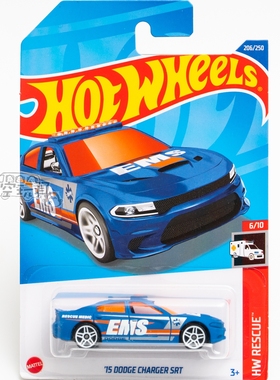 206号 '15道奇挑战者 SRT  蓝色 美泰风火轮合金小跑车