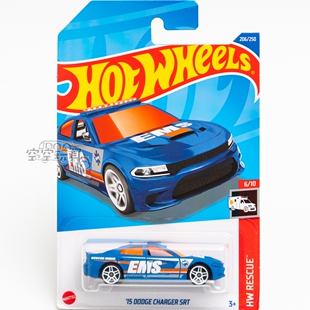 206号 '15道奇挑战者 SRT 蓝色 美泰风火轮合金小跑车