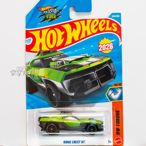 246号 RIDGE CREST GT 绿色 风火轮合金小跑车