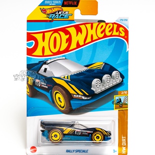 179号 SPECIALE 蓝色 风火轮合金小跑车 RALLY