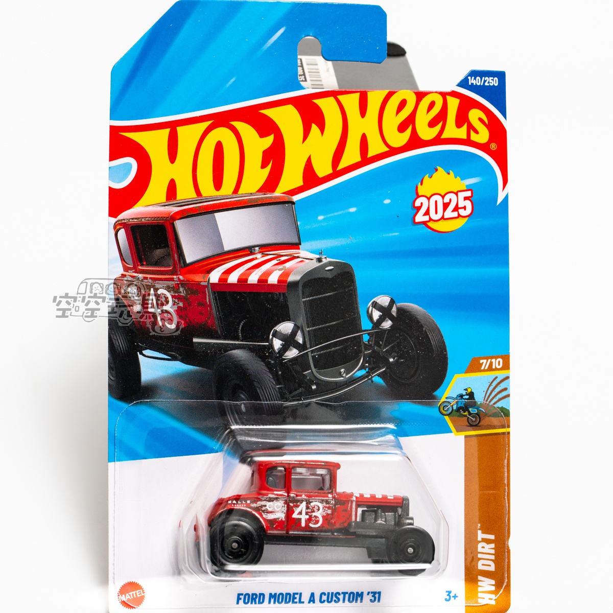 140号 FORD MODEL A CUSTOM '31 福特 红色 风火轮合金小跑车