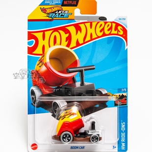 94号 BOOM CAR 红色 美泰风火轮合金小跑车