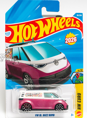86号 VW ID.BUZZ BOMB 大众 紫色 风火轮合金小车