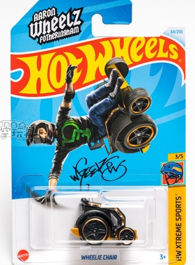 64号 WHEELIE CHAIR 黑金色 美泰风火轮合金小跑车