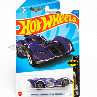 32号 BATMAN:ARKHAM ASYLUM BATMOBILE蝙蝠侠 深紫色 美泰风火轮