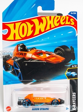 64号 ARROW DYNAMIC 橙色 风火轮合金小跑车
