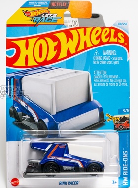 168号 RINK RACER 蓝色 美泰风火轮合金小跑车