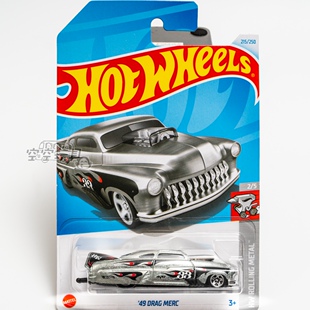 MERC DRAG 水星改装 车 风火轮合金小跑车 215号 银色