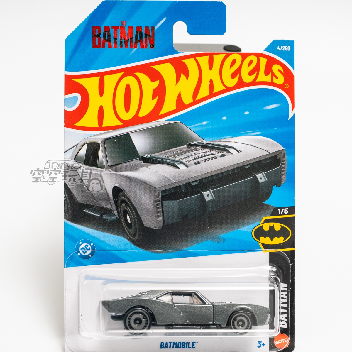 4号 BATMOBILE 蝙蝠侠 灰色 风火轮合金小跑车