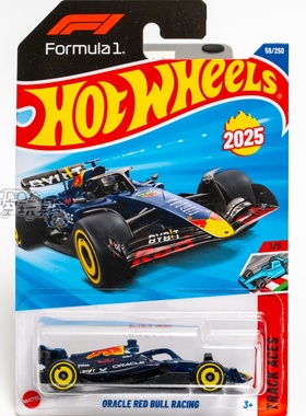 59号 ORACLE RED BULL RACING 红牛F1 蓝色 风火轮合金小跑车