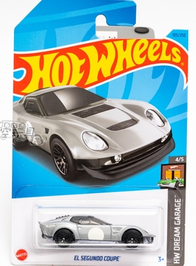 105号 EL SEGUNDO COUPE 灰色 美泰风火轮合金小跑车
