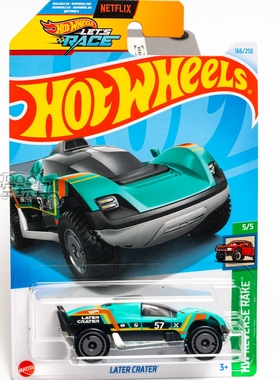 166号 LATER CRATER 绿色 美泰风火轮合金小跑车
