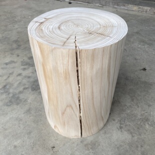 壁炉圆木带皮天然原木柱丛木柴摆件装饰拍摄道具搬家/带皮香杉木