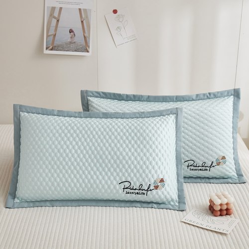 夏季冰丝儿童豆豆枕套透气清凉