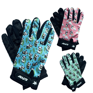 儿童手套薄款分指春秋男女童骑行防滑运动自行车户外透气耐磨学生