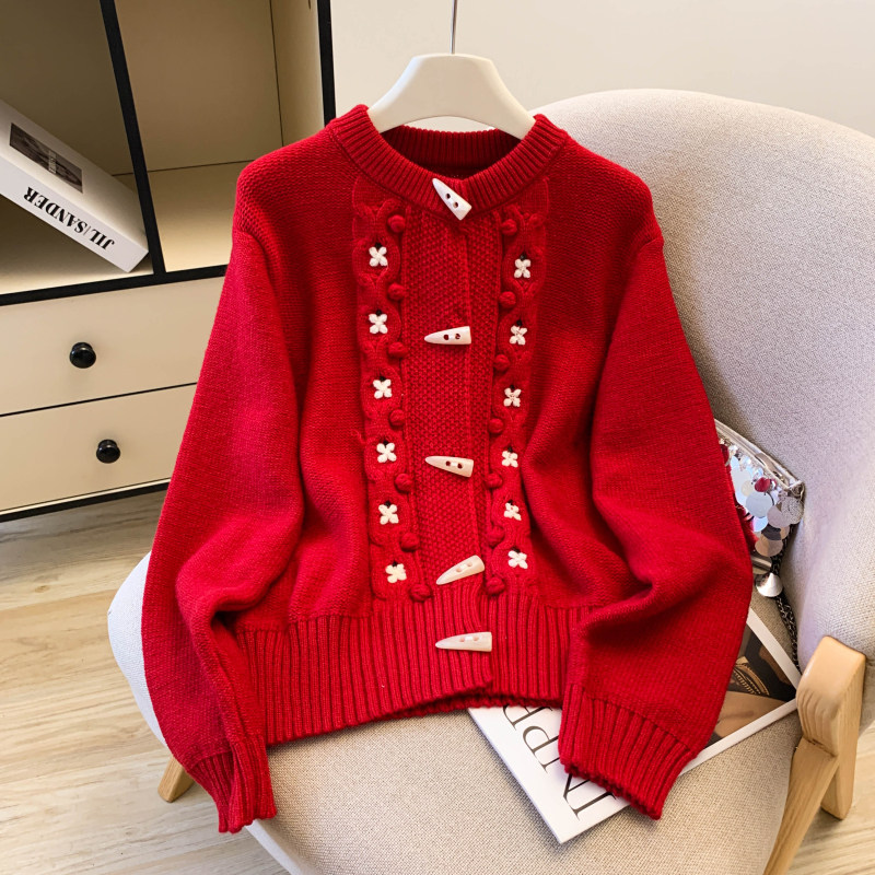 毛针织衫时尚2025年冬季新款