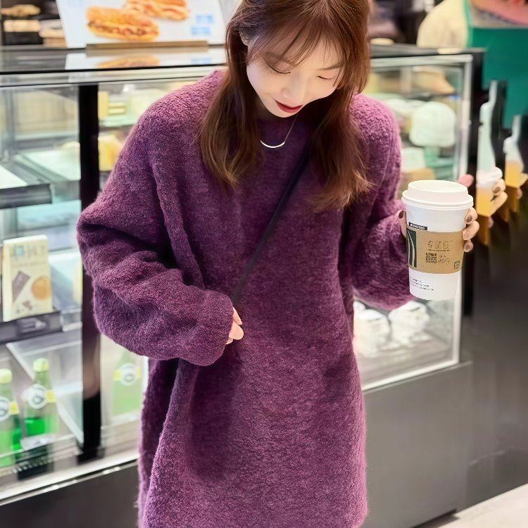 毛针织衫时尚2025年冬季新款