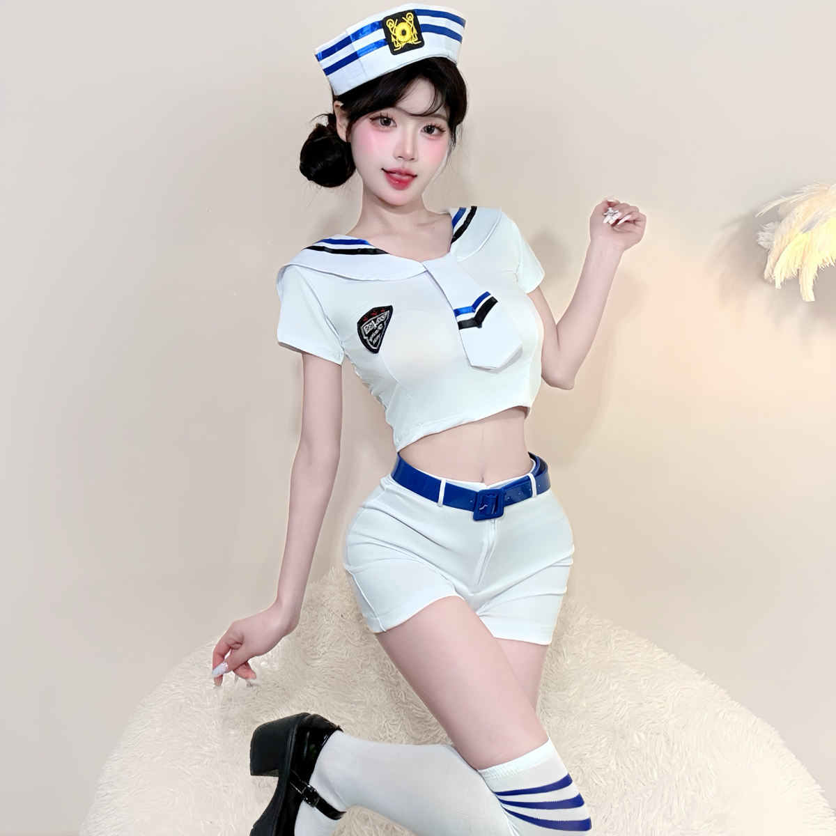 情趣睡衣情趣COS海军领水手服日系jk学院风制服套装清纯主播拉拉