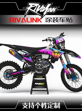 定制贴纸适用于23-25款KTM SX SXF EXC 125 250 350 450贴花版画