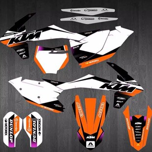 定制越野摩托车贴花2016-20年KTM 300EXC 350克维思K16贴膜车贴画
