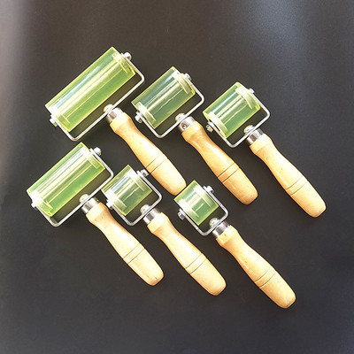 聚氨酯PU手推压滚轮贴标签商标