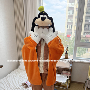 可爱立体卡通连帽披风居家懒人卖萌披风毯宅家加厚披肩斗篷男女