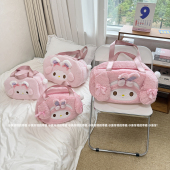 少女心可爱卡通公主小兔小羊毛绒大容量手提单肩包妈咪包通勤包