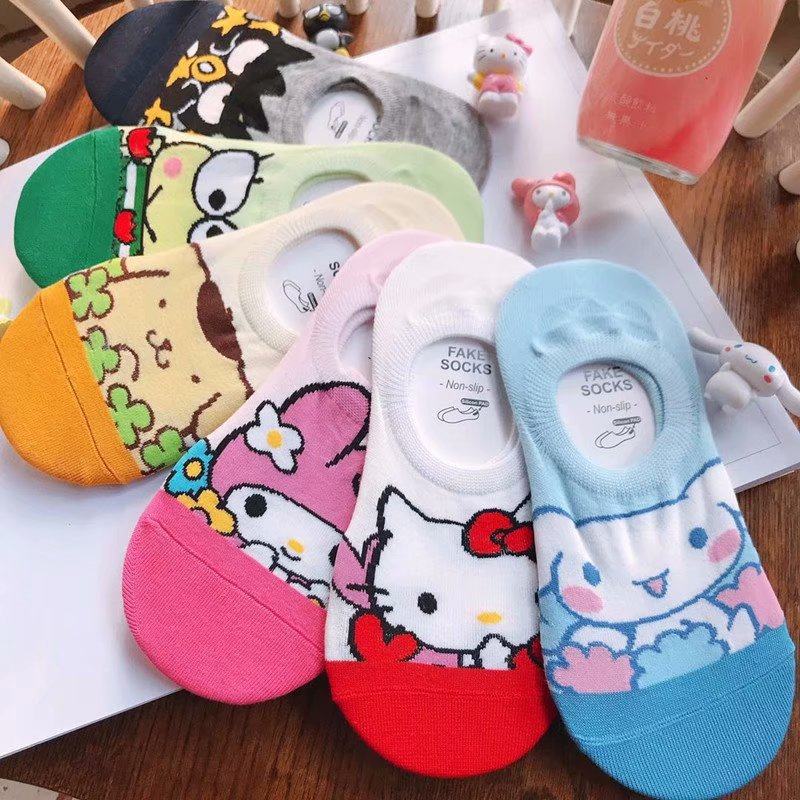 日系夏薄款可爱卡通k*t美乐D酷Q企鹅船袜隐形袜浅口袜船袜|ruв категории Нижнее белье, 短袜/打底袜/丝袜/美腿袜（新）, 船袜 - от Buy2taobao.com для оказания профессиональной услуги покупки агента Taobao