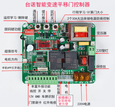 开门机电路板控制器无轨