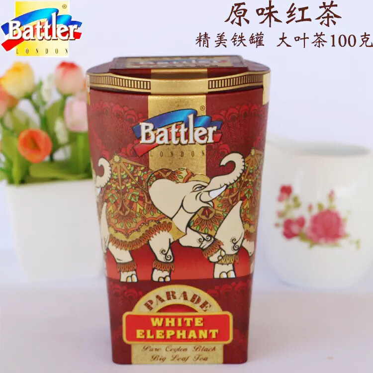 battler巴特尔斯里兰卡原装进口 op大叶原味纯红茶100克