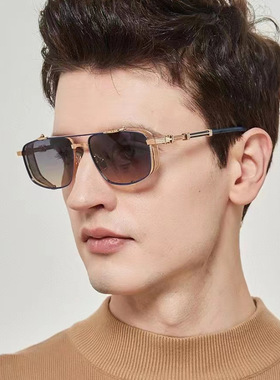 欧美朋克风太阳镜男金属