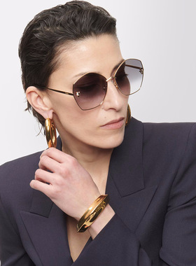 时尚大框太阳镜女士商务防晒