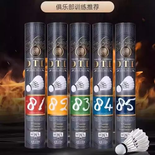 正品RSL亚狮龙大桐利DTL81/82/83/84/85专业耐打训练羽毛球