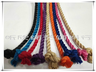 园艺捆绑 潢 DIY手工绳子 饰装 猫抓板攀爬架 网装 5MM毫米粗黄麻绳