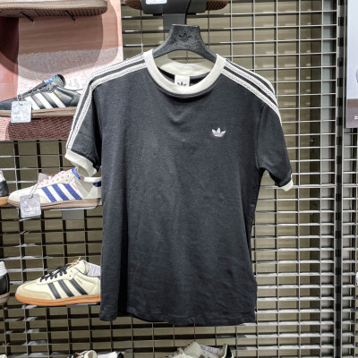 Adidas三叶草女复古三条