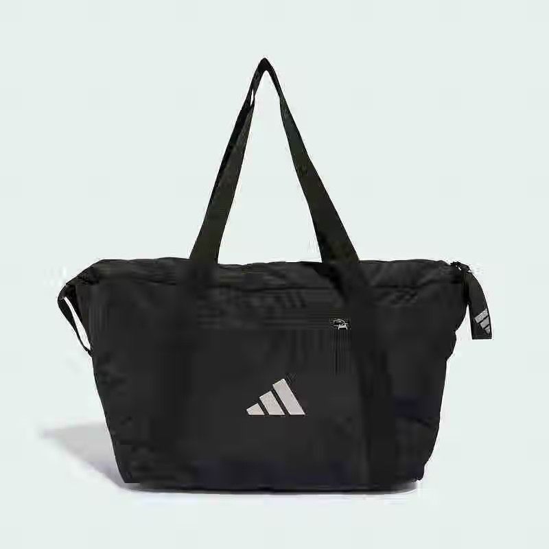 Adidas阿迪达斯黑色大容量单肩包男女通用运动休闲托特包IT2122