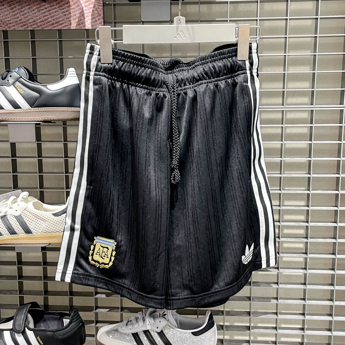 Adidas/阿迪达斯夏季新款AFA OG SHO 阿根廷队复古针织短裤JZ6308